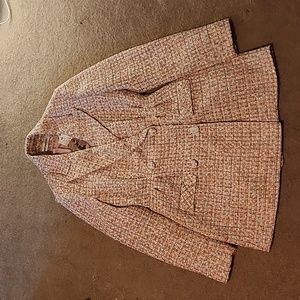 Brand new self-portrait Double-Breasted Bouclé-Knit Minidress size US 8 / UK 12